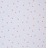 Feathers by Lila-Lotta Canvas hellblau