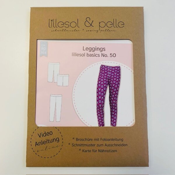Papierschnittmuster lillesol basics No. 50 Leggings