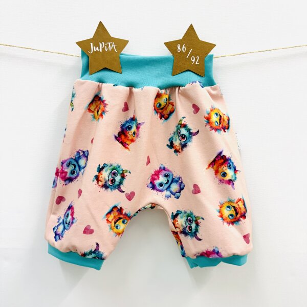 Pumphose kurz Monstermädchen