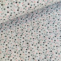 Sternchen Jersey grau/rosa