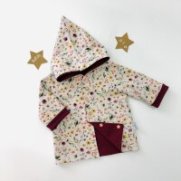 Wendejacke Blumen und Blätter