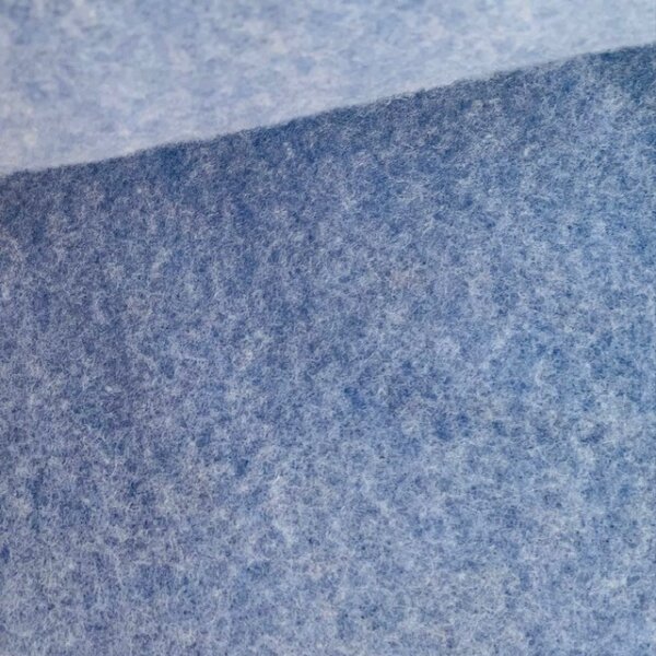 Wollfleece blau