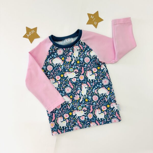 T-Shirt Langarm Einhörner