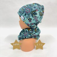 Haube & Loop Blüten