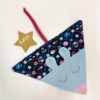 Knistertuch Fische und Blumen