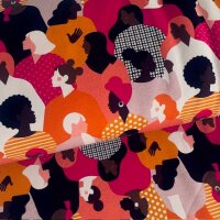 Mädchen French Terry angeraut orange/pink