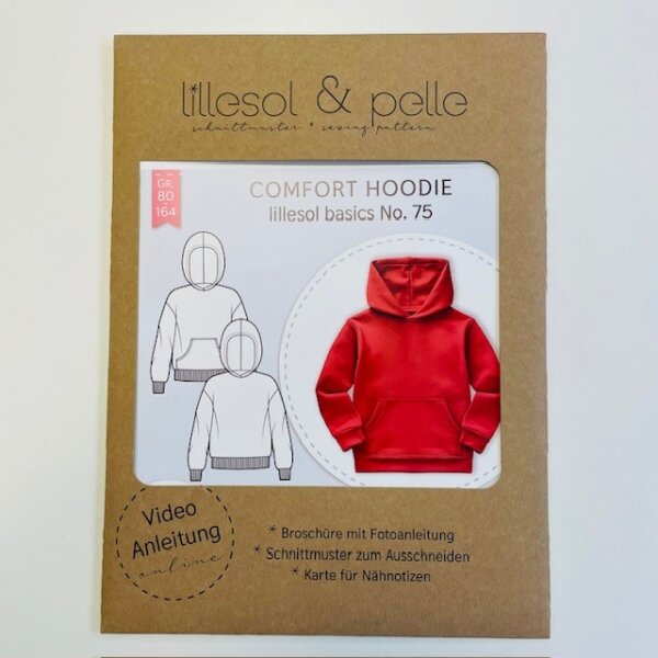 Papierschnittmuster lillesol basics No. 75 Comfort Hoodie