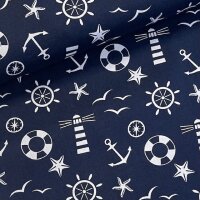 Ahoi Baumwolle dunkelblau