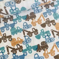 Baufahrzeuge Jersey weiß