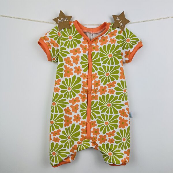 Spielanzug Retro flowers