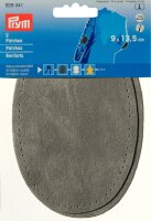 Prym Patches Velourslederimitat hellgrau