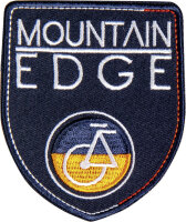 Applikation Mountain Edge Wappen schwarzblau