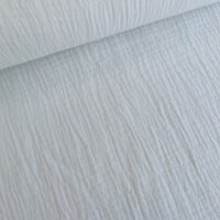 Musselin uni weiß