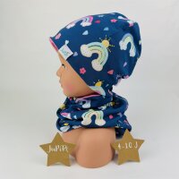 Haube & Loop Regenbögen