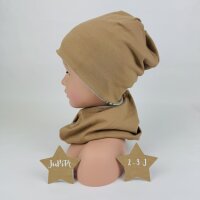 Haube & Loop Bären mit Fallschirm