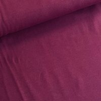 French Terry uni bordeaux