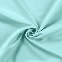 French Terry uni türkis