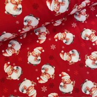 Schneemänner Jersey rot