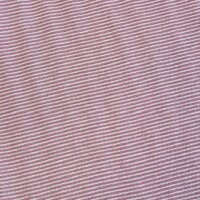 Ringelbündchen altrosa/cremeweiß