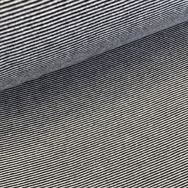 Ringelbündchen schwarz/weiß