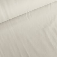 French Terry uni rohweiß