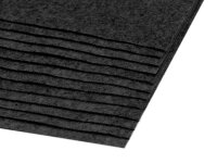 Bastelfilz 1,5-2mm 20x30cm dunkelgrau