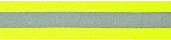 Reflektorband 25mm neongelb zum Aufnähen